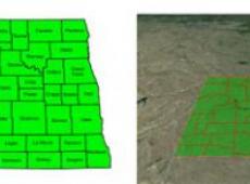 These maps are produced daily as part of the North Dakota fire danger rating system prototype.