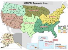 LANDFIRE Area Map